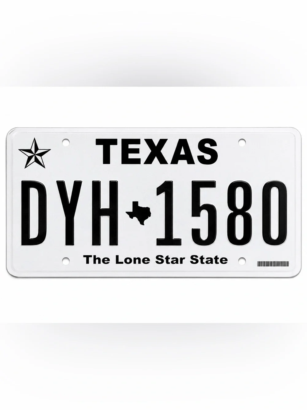 Texas The Lone Star State License Plate